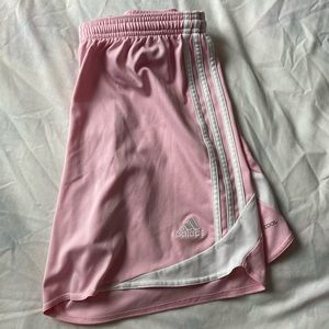 ADIDAS PINK BASKETBALL SHORTS
